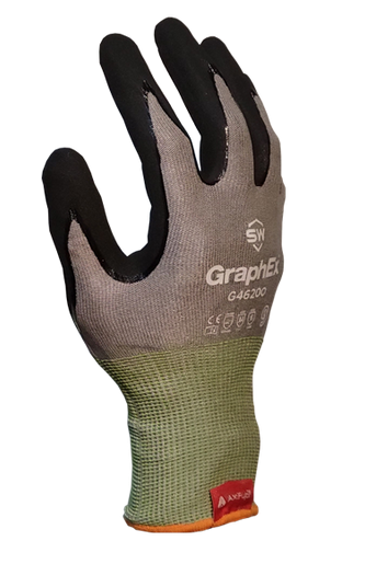 SW® Graphex® G46200 Micro Nitrile Coated AxiFybr® Cut Gloves